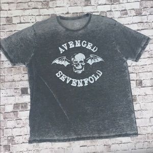 Avenged Sevenfold A7X Burnout T-Shirt XXL